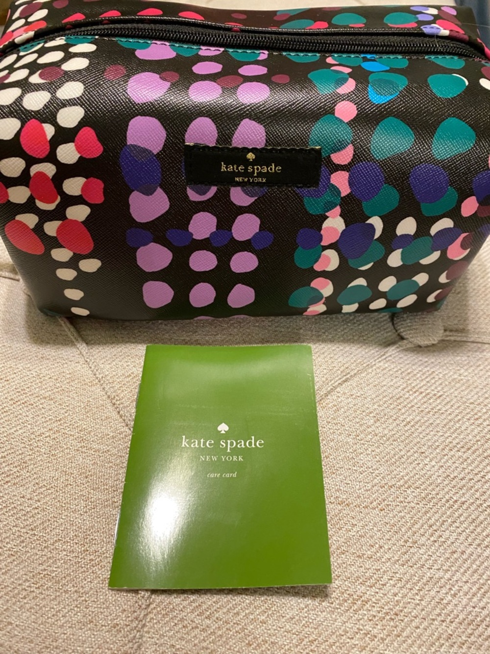 kate spade Black Cosmetic Pouch